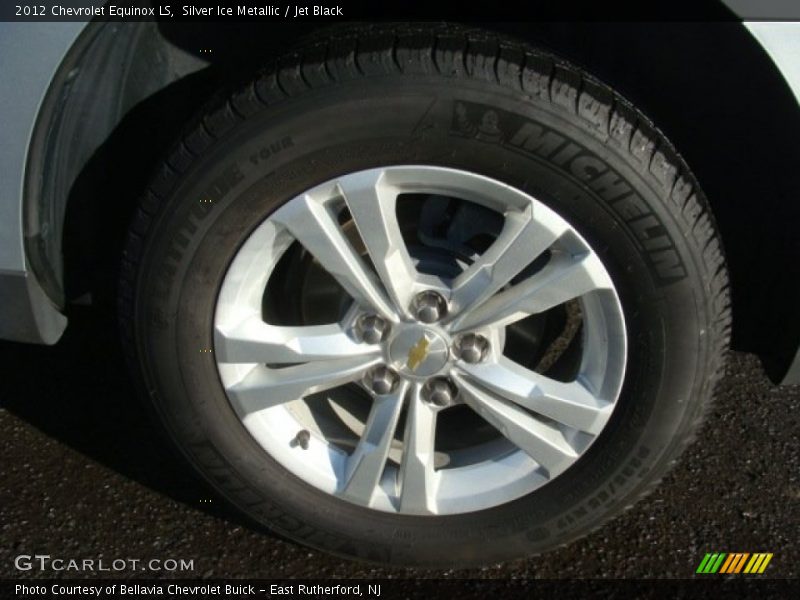 Silver Ice Metallic / Jet Black 2012 Chevrolet Equinox LS
