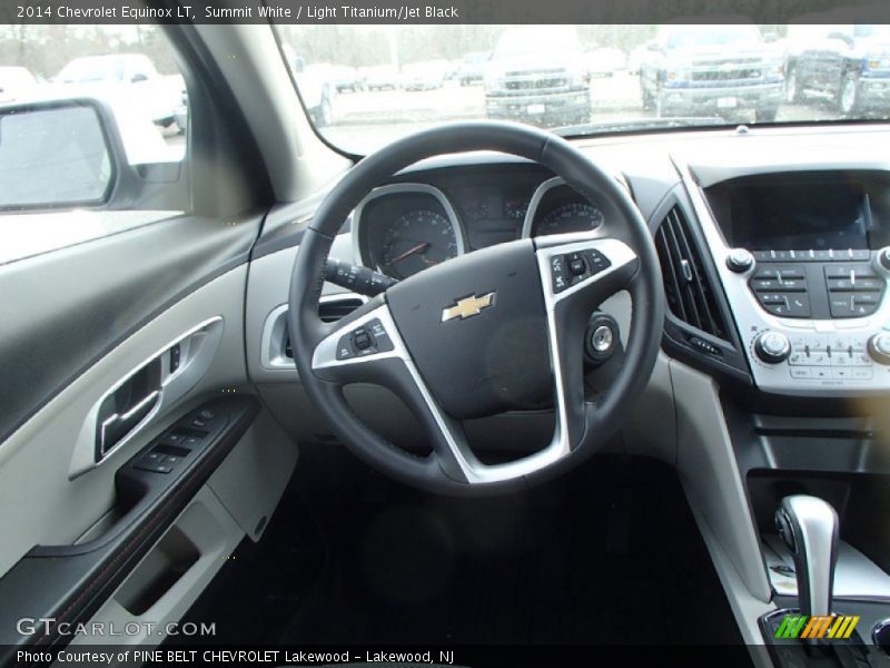 Summit White / Light Titanium/Jet Black 2014 Chevrolet Equinox LT