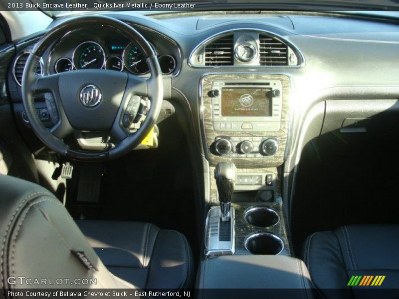 Quicksilver Metallic / Ebony Leather 2013 Buick Enclave Leather
