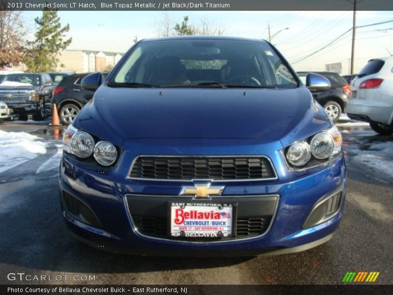 Blue Topaz Metallic / Jet Black/Dark Titanium 2013 Chevrolet Sonic LT Hatch