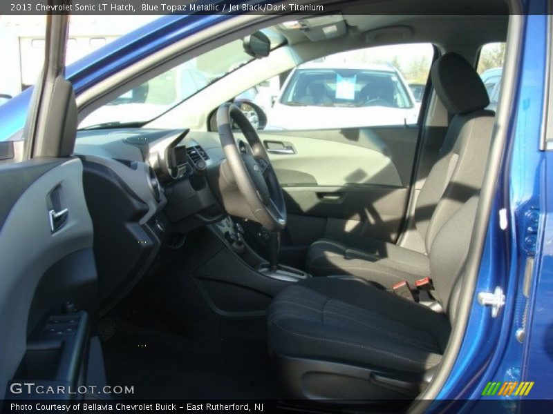 Blue Topaz Metallic / Jet Black/Dark Titanium 2013 Chevrolet Sonic LT Hatch
