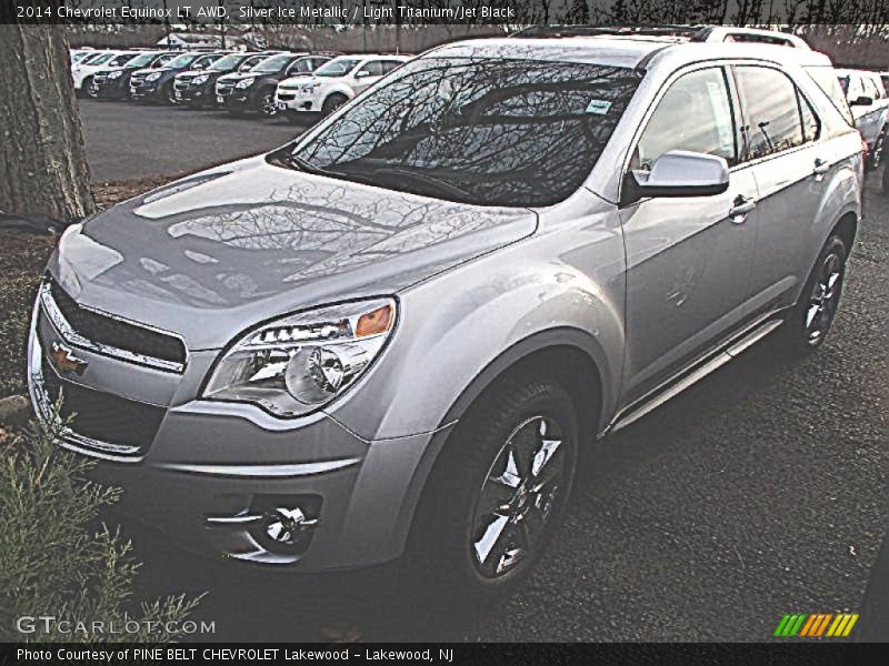 Silver Ice Metallic / Light Titanium/Jet Black 2014 Chevrolet Equinox LT AWD