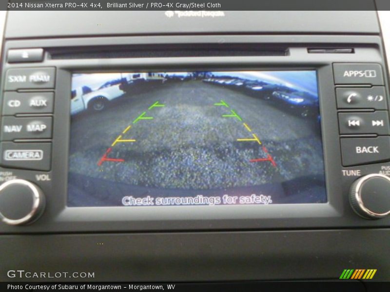 Brilliant Silver / PRO-4X Gray/Steel Cloth 2014 Nissan Xterra PRO-4X 4x4