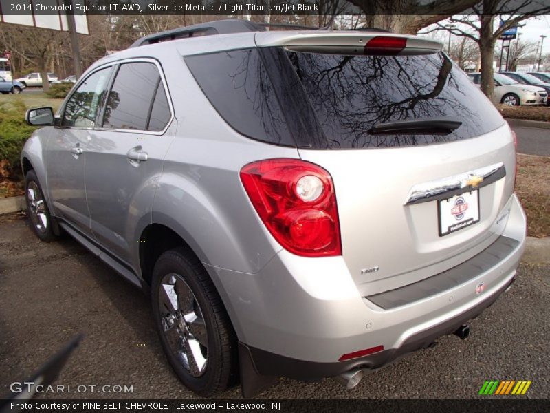 Silver Ice Metallic / Light Titanium/Jet Black 2014 Chevrolet Equinox LT AWD