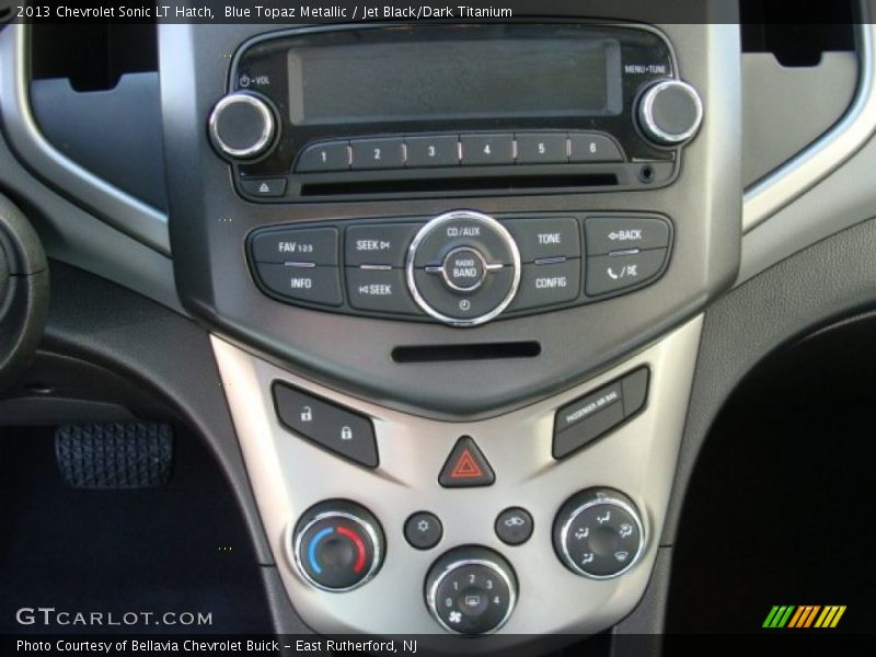 Blue Topaz Metallic / Jet Black/Dark Titanium 2013 Chevrolet Sonic LT Hatch