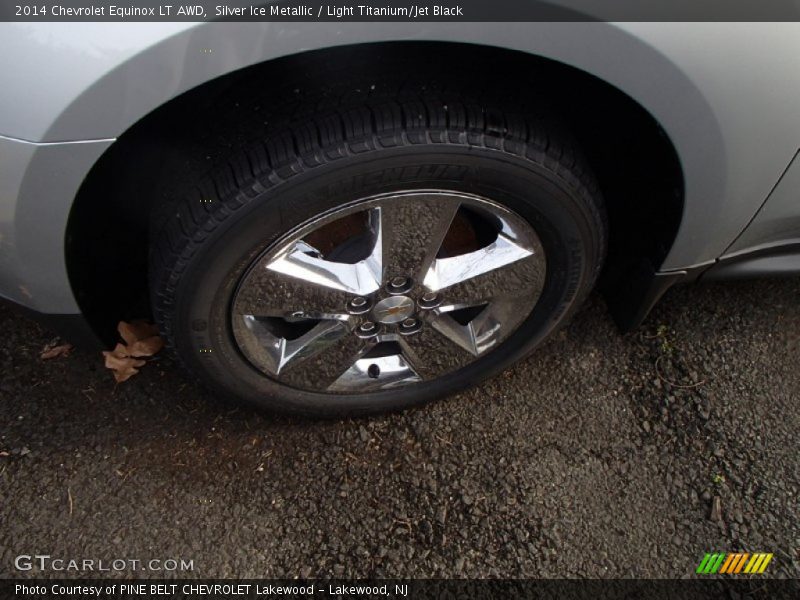Silver Ice Metallic / Light Titanium/Jet Black 2014 Chevrolet Equinox LT AWD