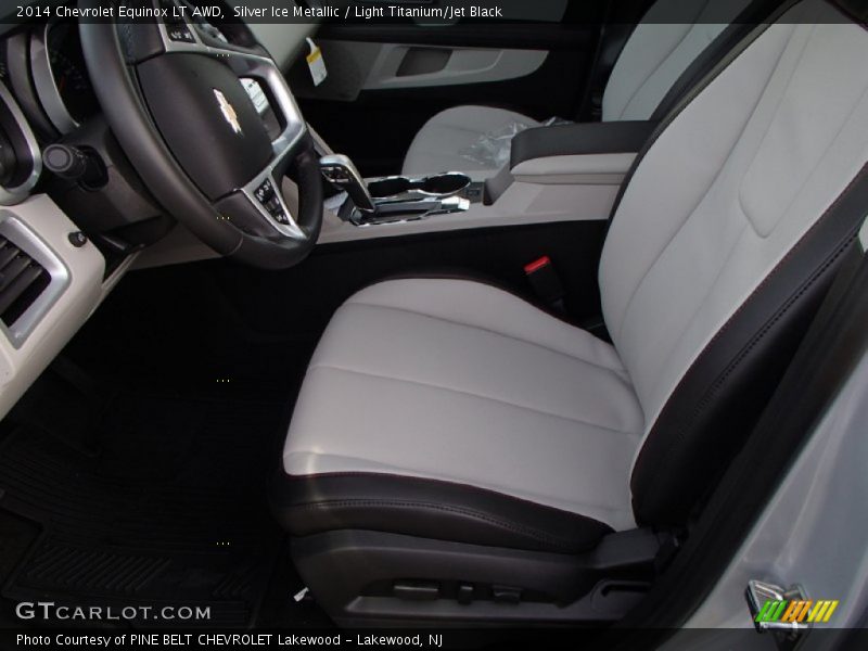 Silver Ice Metallic / Light Titanium/Jet Black 2014 Chevrolet Equinox LT AWD
