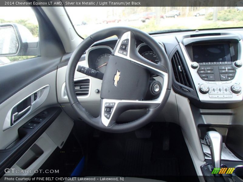 Silver Ice Metallic / Light Titanium/Jet Black 2014 Chevrolet Equinox LT AWD