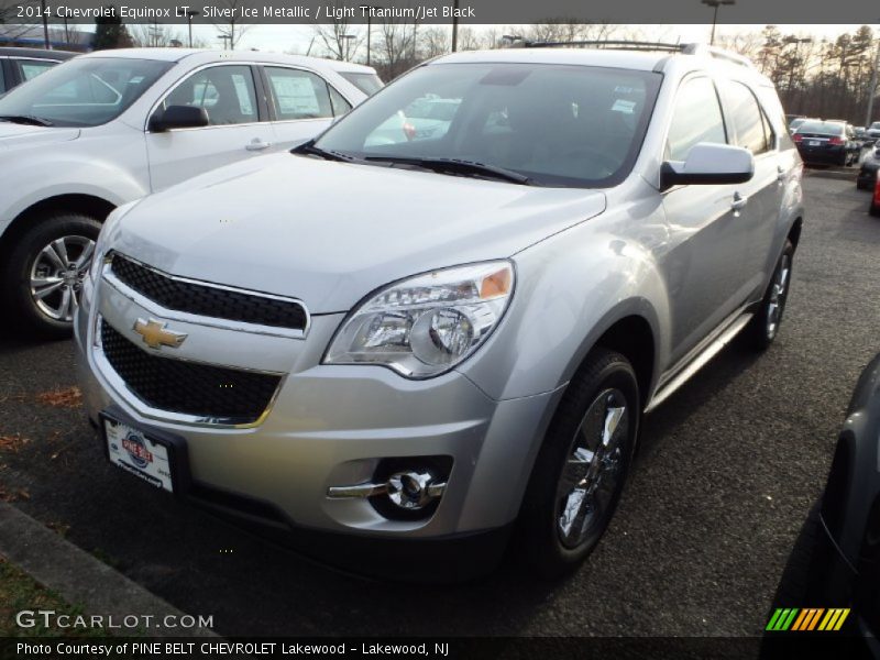 Silver Ice Metallic / Light Titanium/Jet Black 2014 Chevrolet Equinox LT