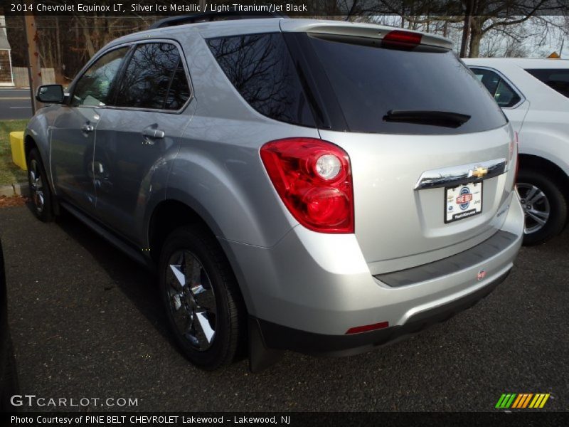 Silver Ice Metallic / Light Titanium/Jet Black 2014 Chevrolet Equinox LT