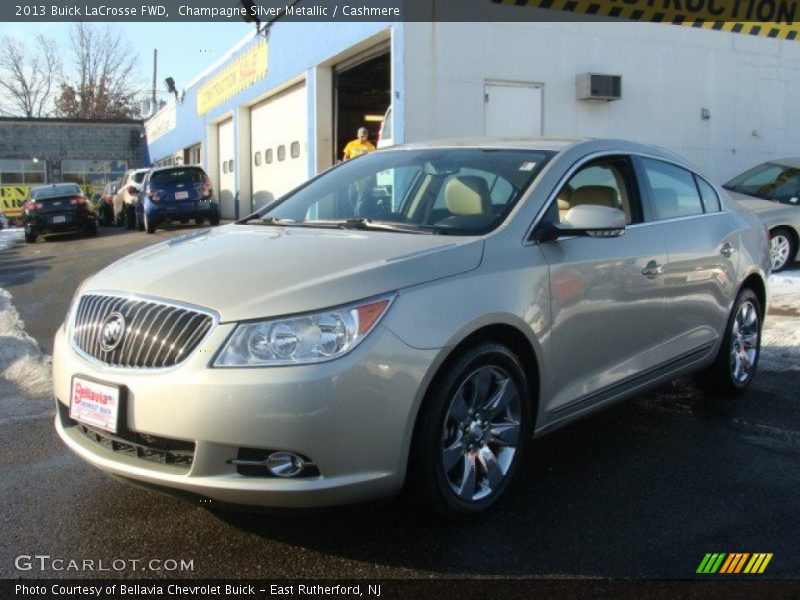 Champagne Silver Metallic / Cashmere 2013 Buick LaCrosse FWD