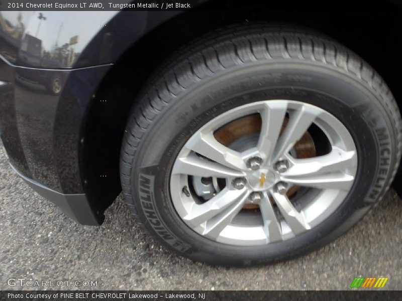 Tungsten Metallic / Jet Black 2014 Chevrolet Equinox LT AWD