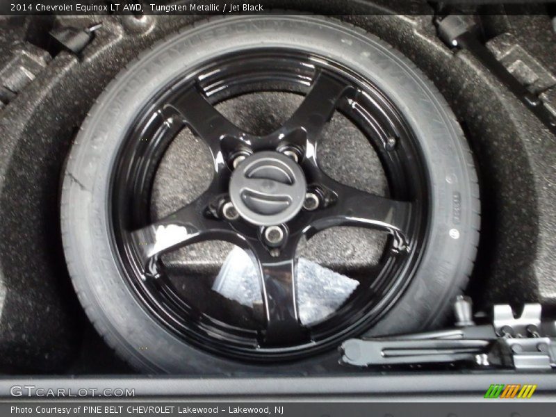 Tungsten Metallic / Jet Black 2014 Chevrolet Equinox LT AWD