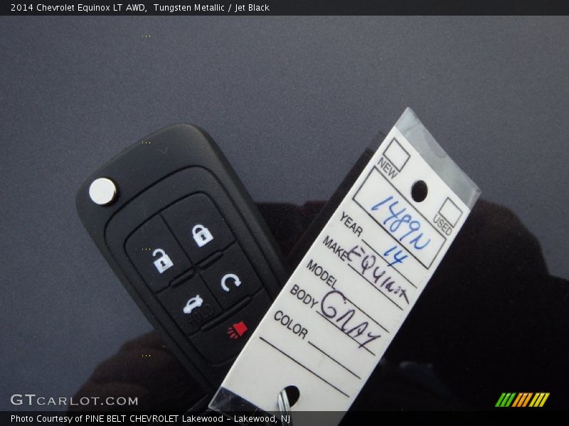 Tungsten Metallic / Jet Black 2014 Chevrolet Equinox LT AWD