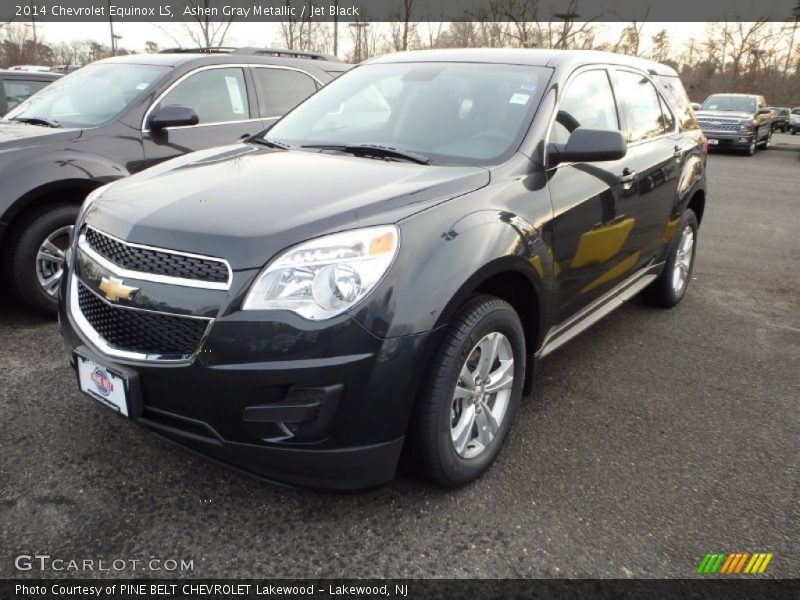 Ashen Gray Metallic / Jet Black 2014 Chevrolet Equinox LS