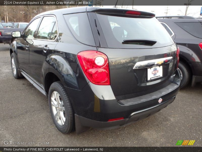Ashen Gray Metallic / Jet Black 2014 Chevrolet Equinox LS