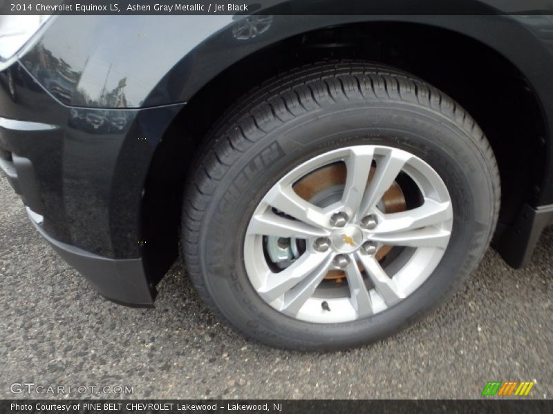 Ashen Gray Metallic / Jet Black 2014 Chevrolet Equinox LS