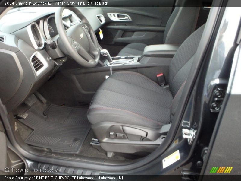 Ashen Gray Metallic / Jet Black 2014 Chevrolet Equinox LS
