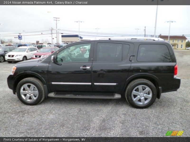 Galaxy Black / Charcoal 2014 Nissan Armada Platinum 4x4