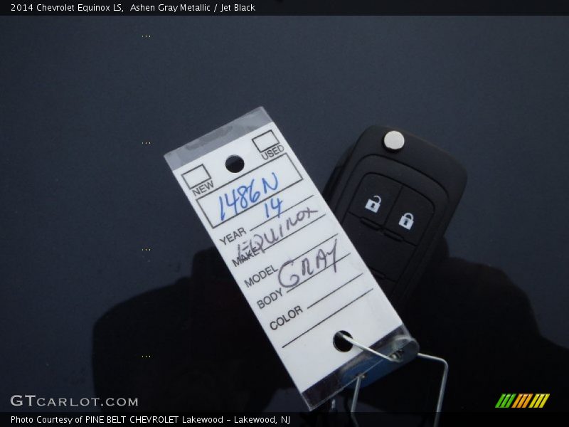 Ashen Gray Metallic / Jet Black 2014 Chevrolet Equinox LS