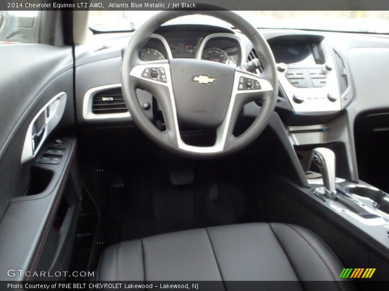 Atlantis Blue Metallic / Jet Black 2014 Chevrolet Equinox LTZ AWD