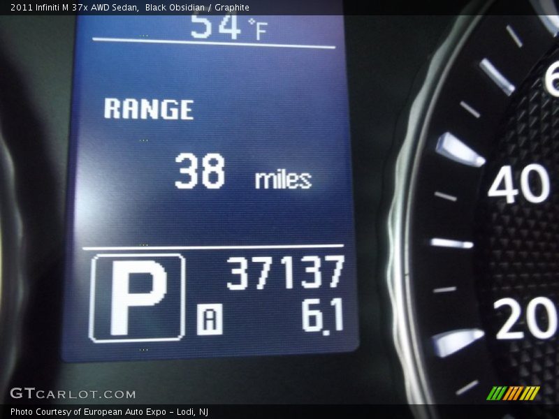 Black Obsidian / Graphite 2011 Infiniti M 37x AWD Sedan