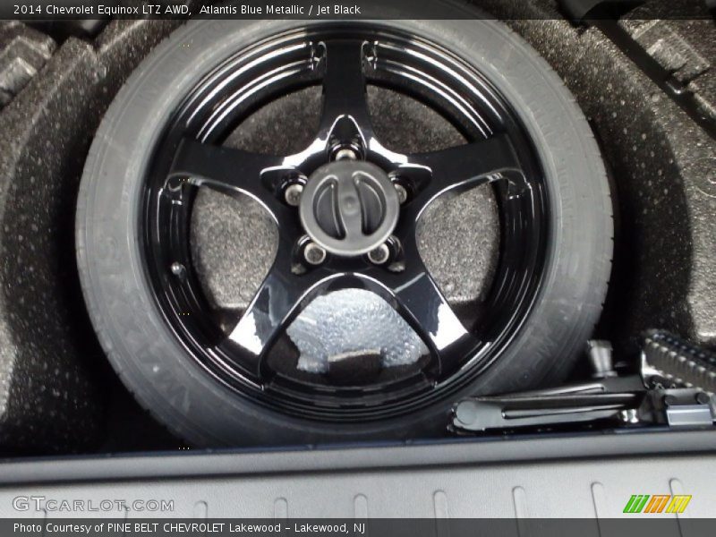 Atlantis Blue Metallic / Jet Black 2014 Chevrolet Equinox LTZ AWD