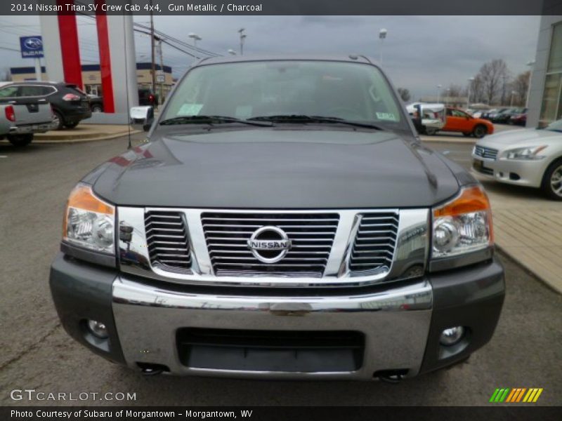 Gun Metallic / Charcoal 2014 Nissan Titan SV Crew Cab 4x4