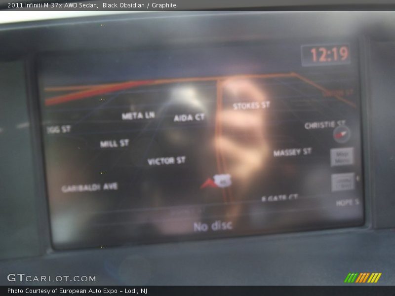 Black Obsidian / Graphite 2011 Infiniti M 37x AWD Sedan