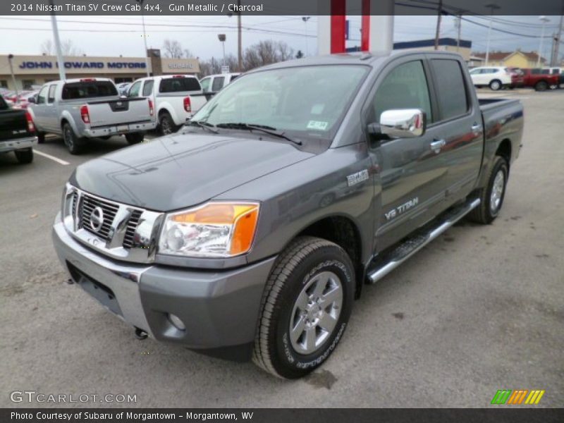 Gun Metallic / Charcoal 2014 Nissan Titan SV Crew Cab 4x4