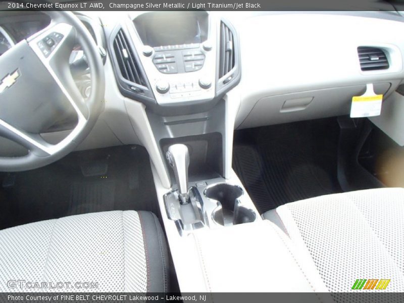 Champagne Silver Metallic / Light Titanium/Jet Black 2014 Chevrolet Equinox LT AWD