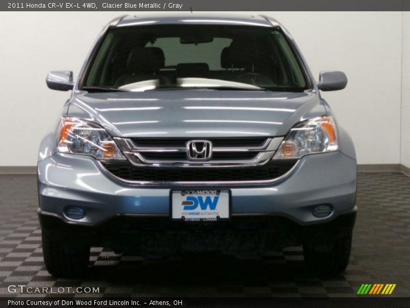 Glacier Blue Metallic / Gray 2011 Honda CR-V EX-L 4WD