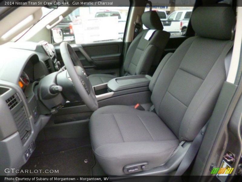 Front Seat of 2014 Titan SV Crew Cab 4x4