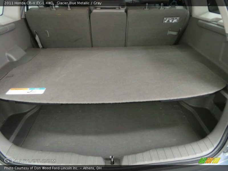 Glacier Blue Metallic / Gray 2011 Honda CR-V EX-L 4WD