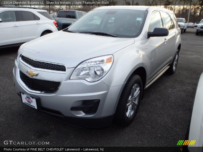 Silver Ice Metallic / Light Titanium/Jet Black 2014 Chevrolet Equinox LS