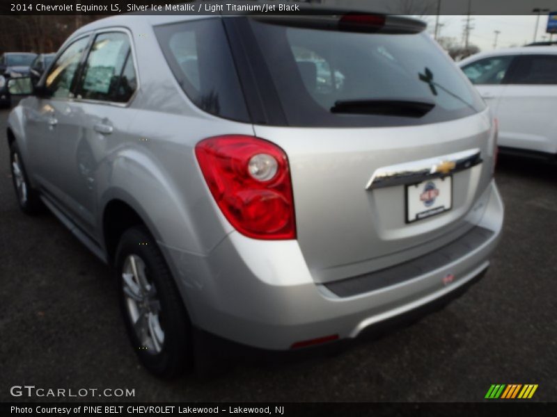 Silver Ice Metallic / Light Titanium/Jet Black 2014 Chevrolet Equinox LS