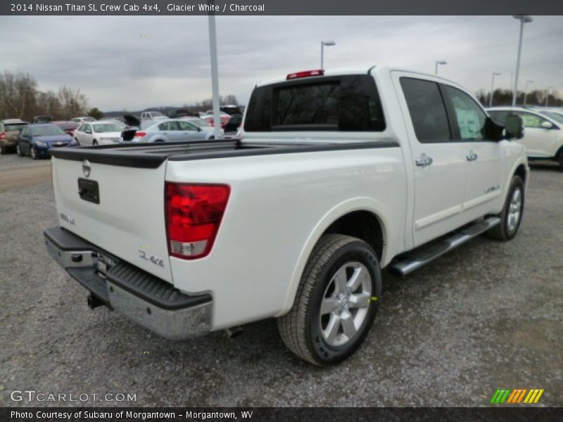 Glacier White / Charcoal 2014 Nissan Titan SL Crew Cab 4x4