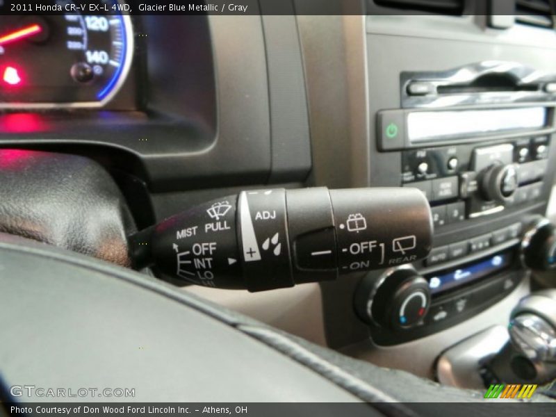 Glacier Blue Metallic / Gray 2011 Honda CR-V EX-L 4WD