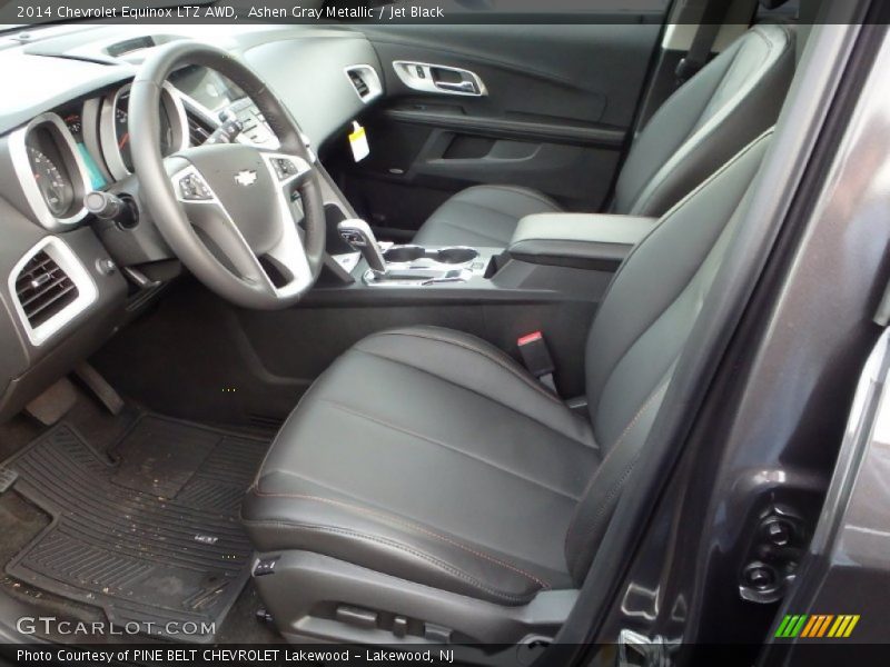 Ashen Gray Metallic / Jet Black 2014 Chevrolet Equinox LTZ AWD