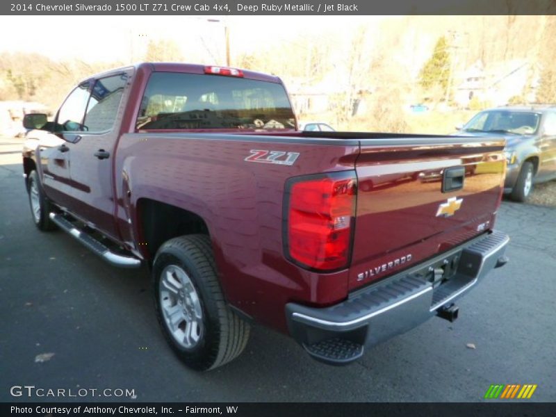 Deep Ruby Metallic / Jet Black 2014 Chevrolet Silverado 1500 LT Z71 Crew Cab 4x4