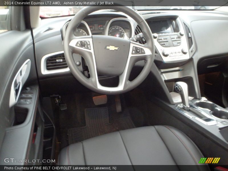 Ashen Gray Metallic / Jet Black 2014 Chevrolet Equinox LTZ AWD