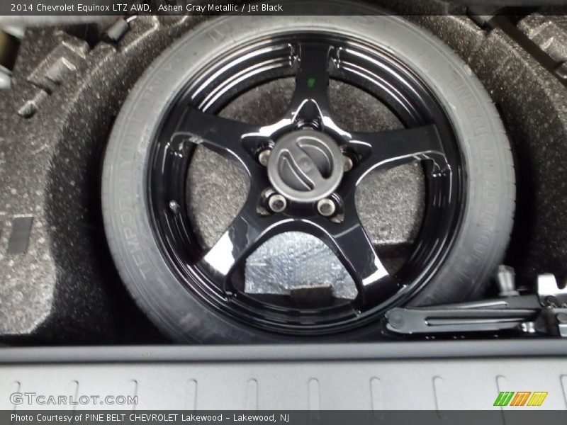 Ashen Gray Metallic / Jet Black 2014 Chevrolet Equinox LTZ AWD