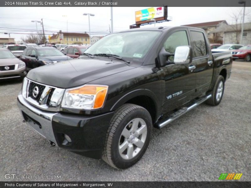 Galaxy Black / Charcoal 2014 Nissan Titan SL Crew Cab 4x4