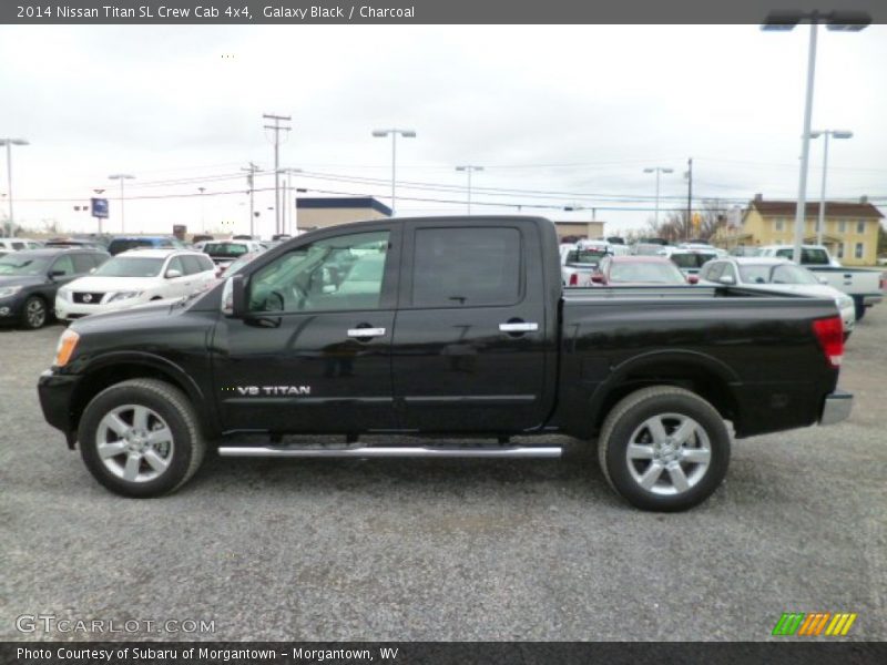 Galaxy Black / Charcoal 2014 Nissan Titan SL Crew Cab 4x4