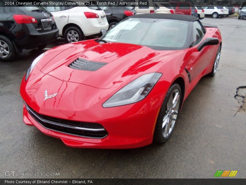 Torch Red / Adrenaline Red 2014 Chevrolet Corvette Stingray Convertible Z51