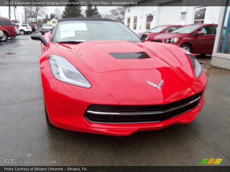 Torch Red / Adrenaline Red 2014 Chevrolet Corvette Stingray Convertible Z51