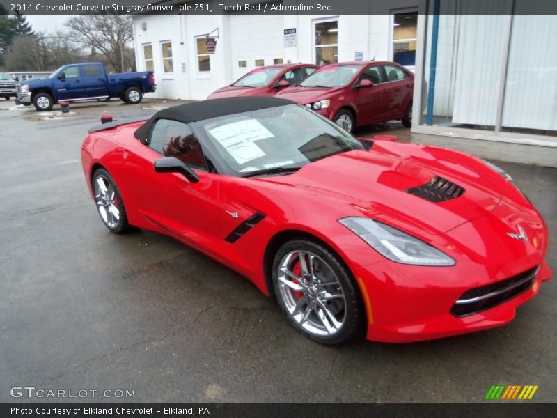 Torch Red / Adrenaline Red 2014 Chevrolet Corvette Stingray Convertible Z51