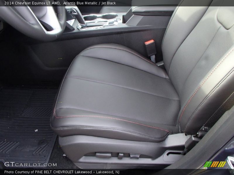 Atlantis Blue Metallic / Jet Black 2014 Chevrolet Equinox LT AWD