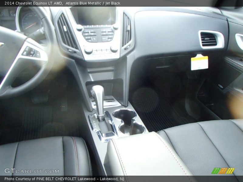 Atlantis Blue Metallic / Jet Black 2014 Chevrolet Equinox LT AWD