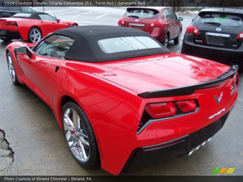 Torch Red / Adrenaline Red 2014 Chevrolet Corvette Stingray Convertible Z51